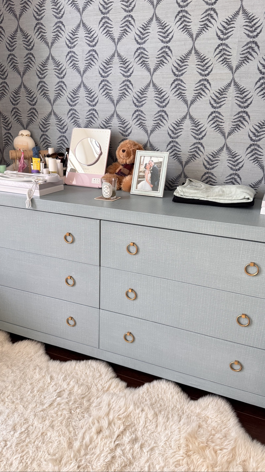 If you’re looking for a dresser for your bedroom, I highly recommend this because it has deep drawers. It has six drawers in total and just the color and the hardware are absolutely beautiful and right now it’s on sale. ￼


Bedroom refresh. Interior design. ￼

#LTKHome #LTKstorytime #LTKSaleAlert
