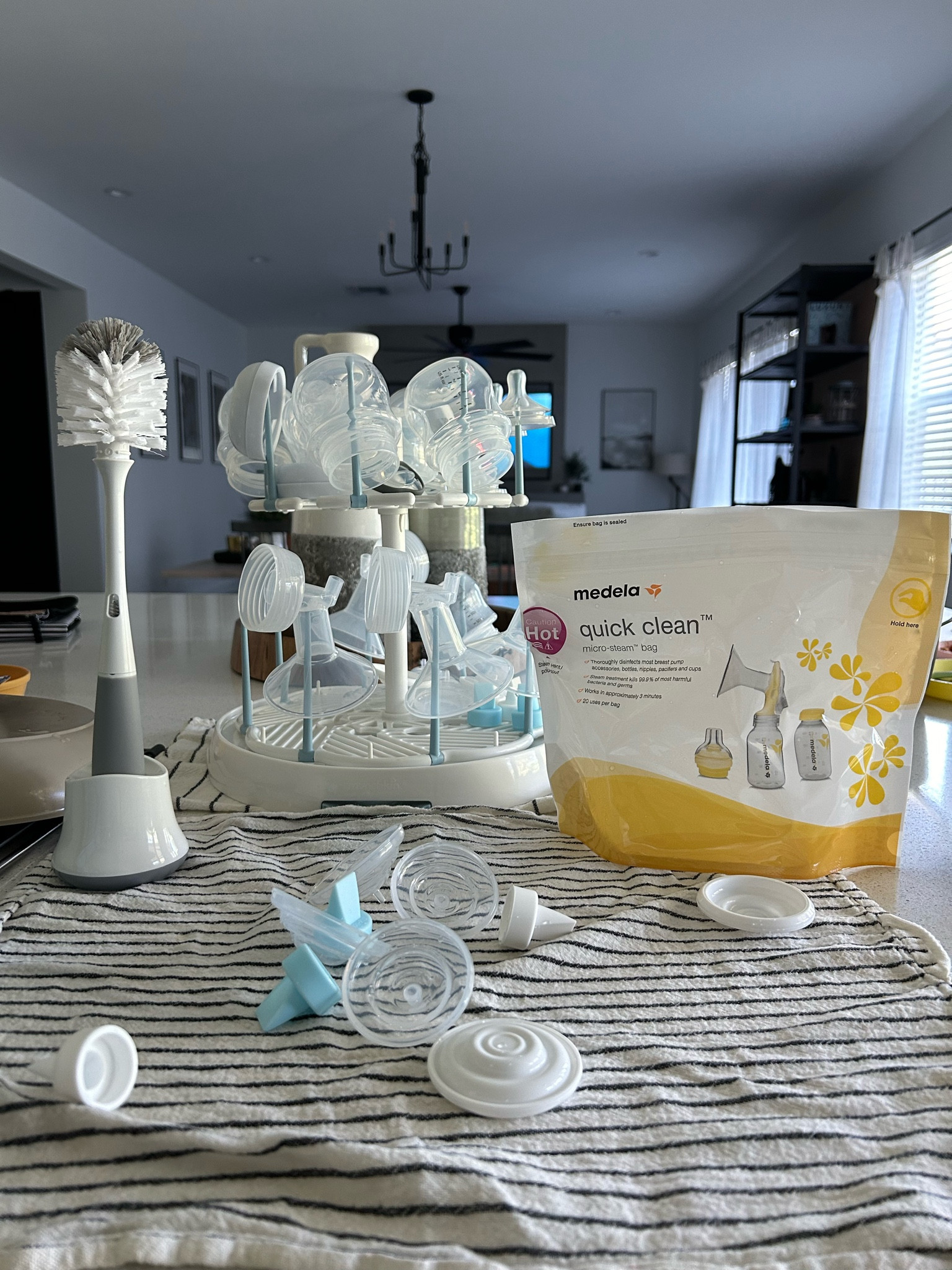 Getting everything ready for baby and my 3rd exclusively pumping journey! I linked a lot of my must-haves for bottle feeding, cleaning and sterilizing. 

#LTKhome #LTKbaby