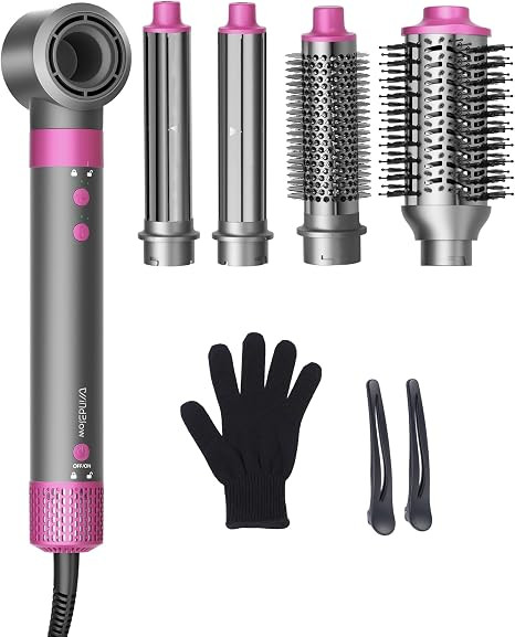 5 in 1 Hair Dryer Brush WindBlow Magic Styler, 110,000 RPM High-Speed Turbo Blow Dryer Brush, Pro... | Amazon (US)