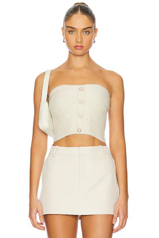 MAJORELLE Mirelina Tube Top in Oat from Revolve.com | Revolve Clothing (Global)