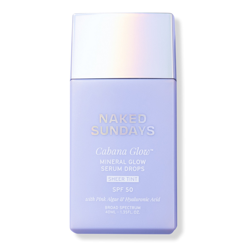 Naked Sundays CabanaGlow Mineral Glow Drops SPF 50 Sunscreen - Sheer | Ulta