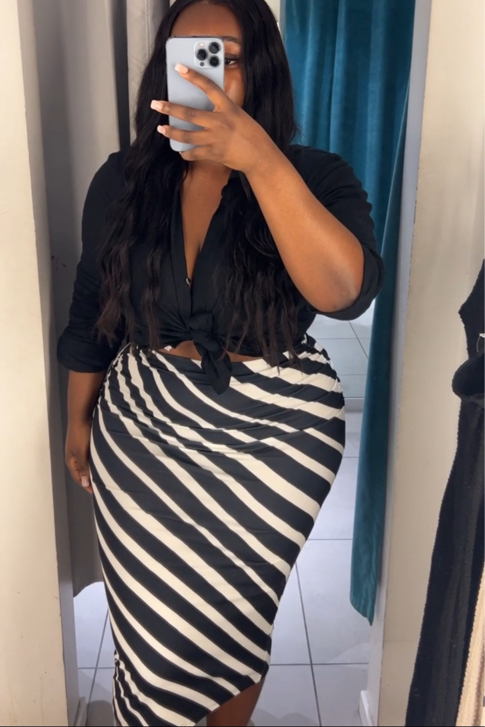 Zebra print slinky skirt, I got this in a size medium it’s super stretchy!

#LTKunder50 #LTKunder100 #LTKcurves