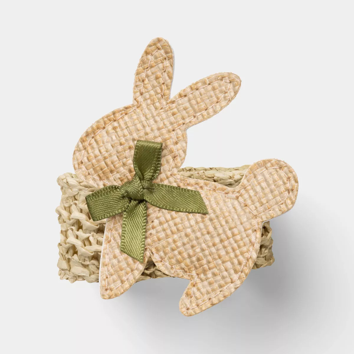 Easter 2pk Woven Bunny Napkin Rings - Threshold™ | Target