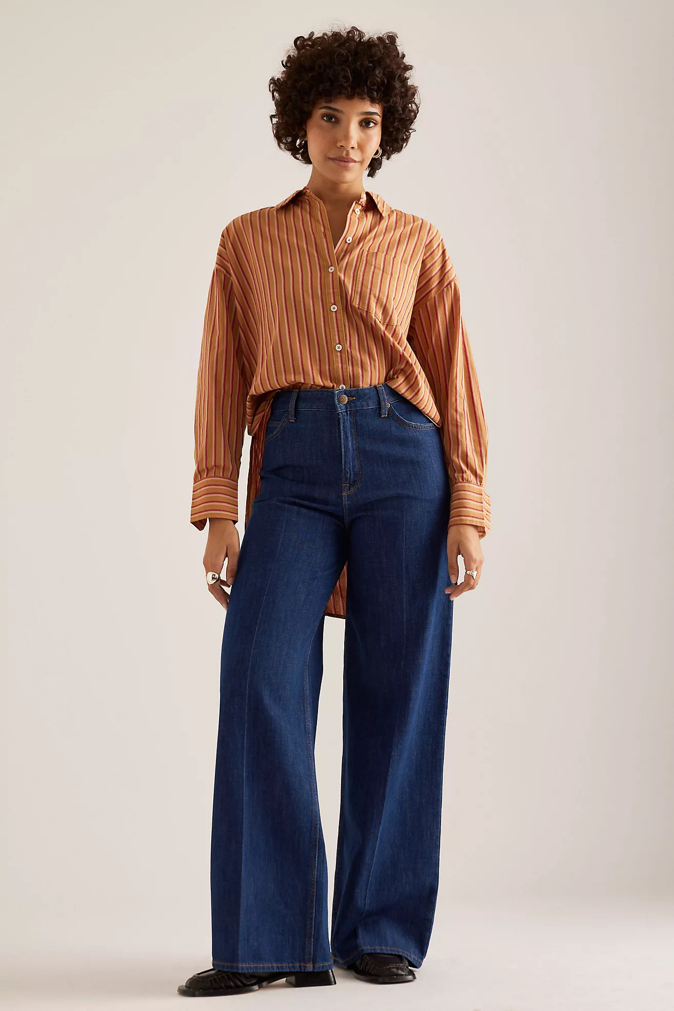 Lee Stella High-Rise A-Line Jeans | Anthropologie (UK)