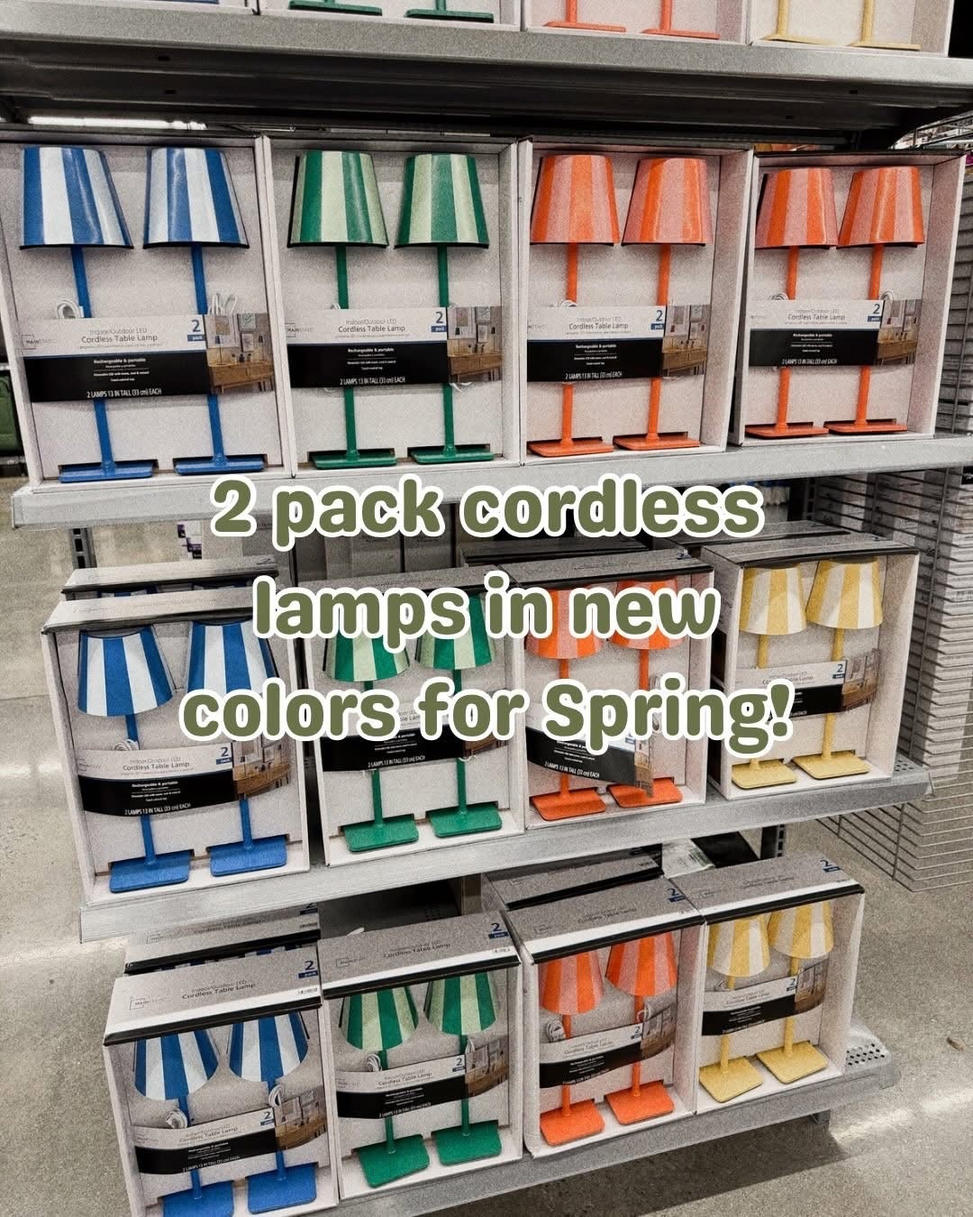 2 pack cordless lamps from Walmart and for such a good price!! Cutie colors for spring 🌷

#LTKWorkwear #LTKHome #LTKSaleAlert