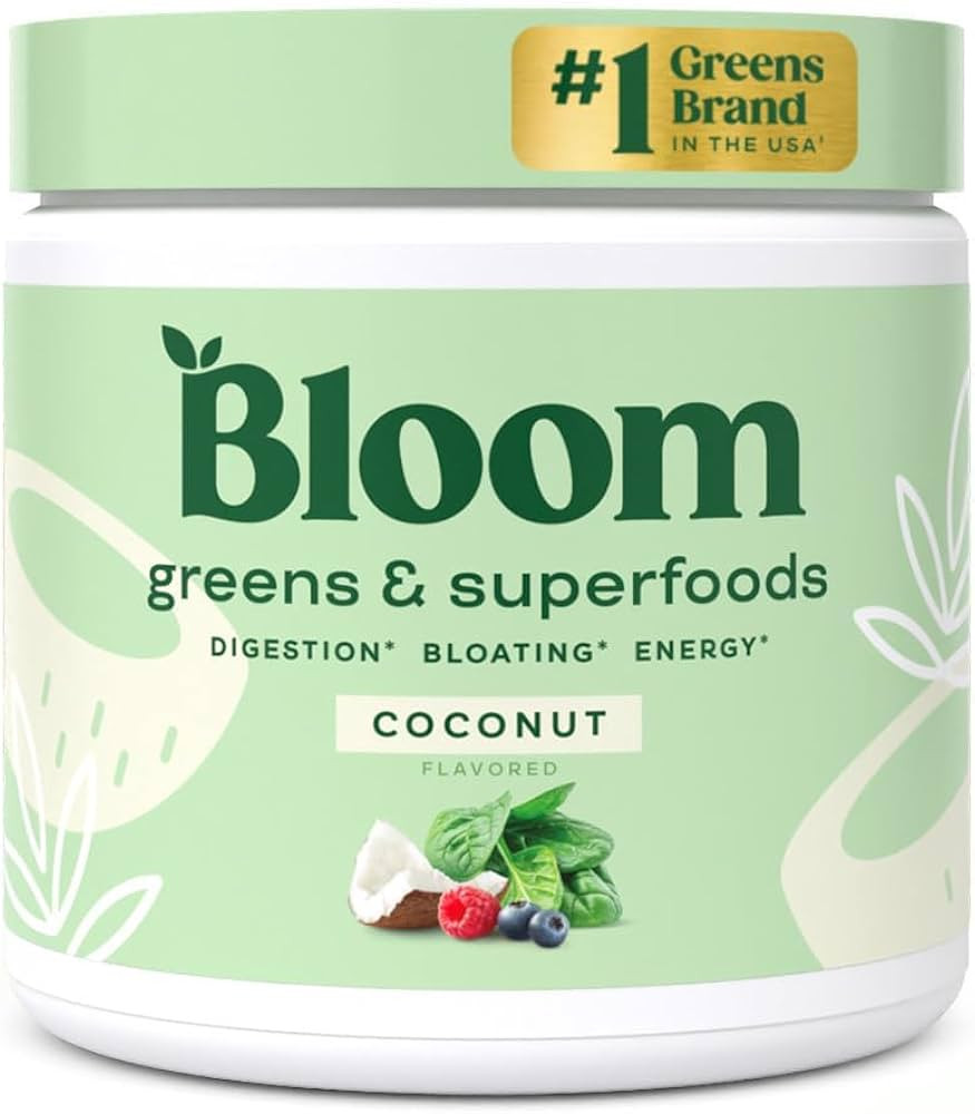 Bloom Nutrition Superfood Greens Powder, Digestive Enzymes with Probiotics and Prebiotics, Gut He... | Amazon (US)