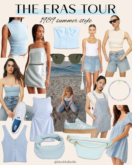 Summer is almost here 🩵🌊🐟🐋 the 1989 album always makes me think of summertime so here are some themed outfits as we kick off the European leg of the Eras Tour!! 

#LTKParties #LTKFindsUnder100 #LTKStyleTip