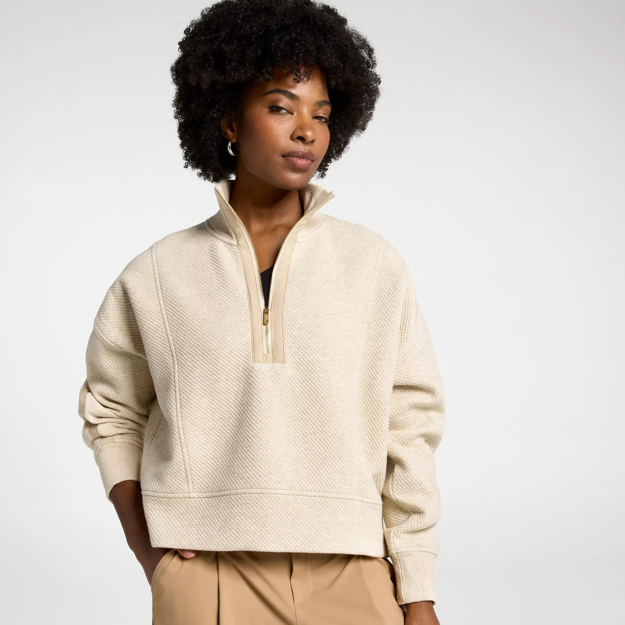 CALIA Women's Elevate Ripple 1/4 Zip Pullover | Dick's Sporting Goods | DICK'S Sporting Goods