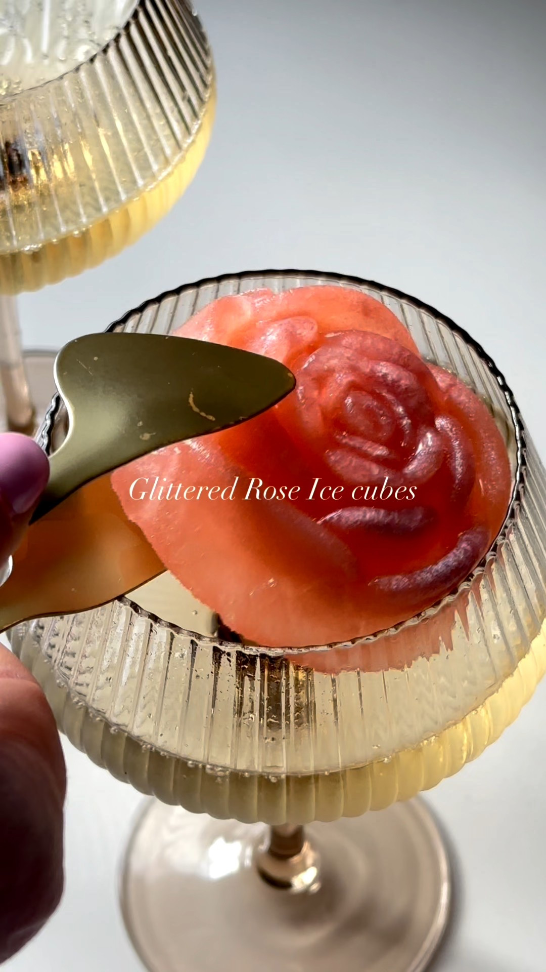 The most adorable glittered rose ice cubes. Simple to make and perfect for any special occasion.

#LTKHome #LTKstorytime #LTKSeasonal