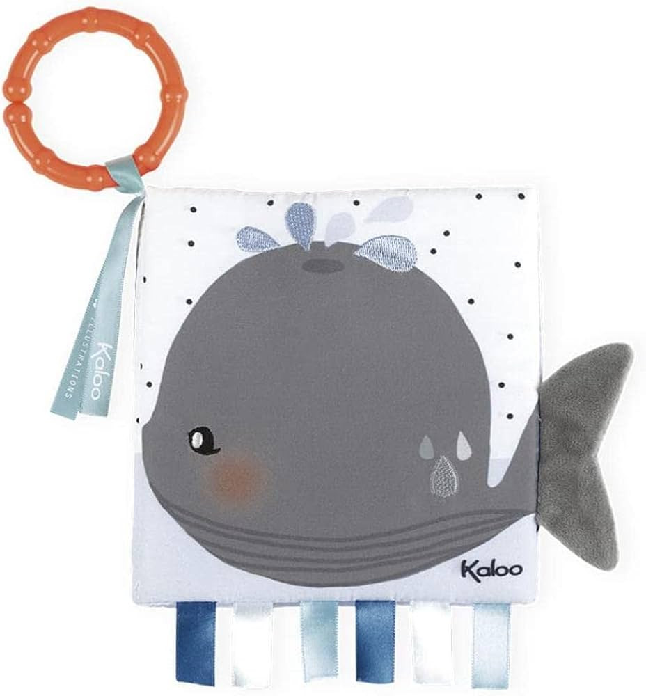 Kaloo My First The Sad Whale Activity Book with Soft Cloth Pages & Textured Shapes- Learn About F... | Amazon (US)