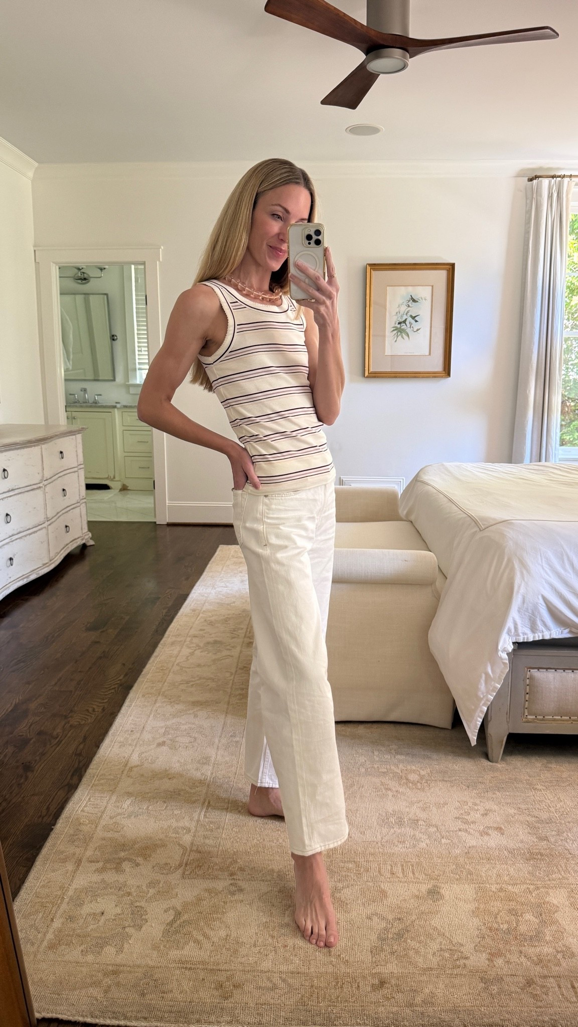 The cutest casual summer tank from @jcrew Exact color sold out—similar linked! Jeans size 25, tank S.

#LTKgrwm #LTKootd #LTKSeasonal