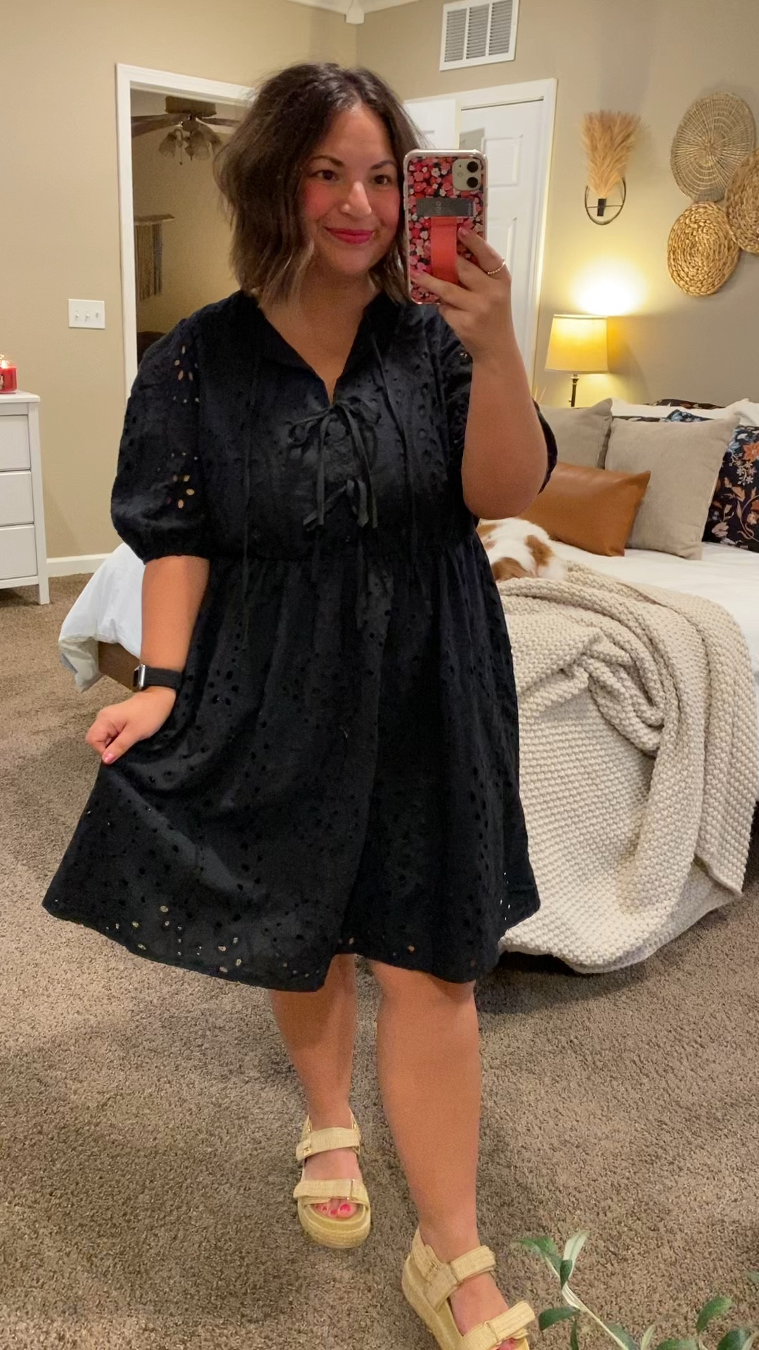 Eyelet tie front dress from amazon is combining all my favorite trends! So cute for Spring!!

sandals: fit true to size // wearing a 5
dress: fits true to size // wearing a large 

 #LTKMidsize #LTKStyleTip #LTKWorkwear