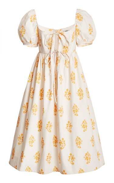 Alessia Printed Cotton Poplin Midi Dress | Moda Operandi (Global)