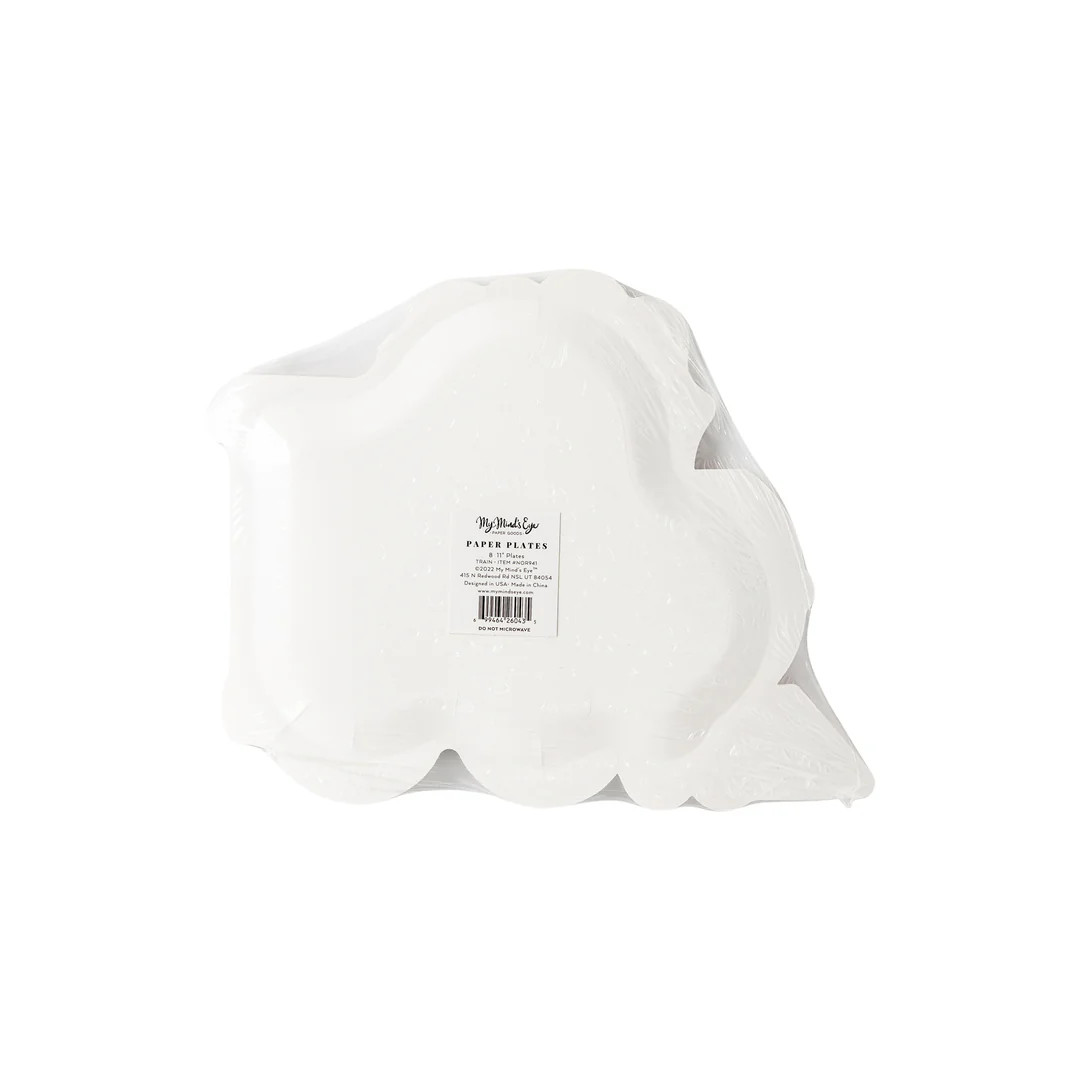 North Pole Express Train Shaped Plate | My Mind's Eye