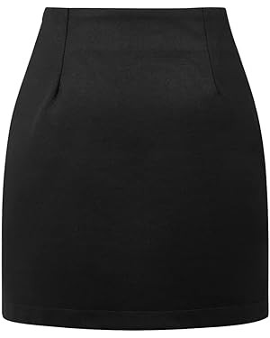 IDEALSANXUN Womens High Waist Plaid Skirt Bodycon Pencil Wool Mini Skirts | Amazon (US)
