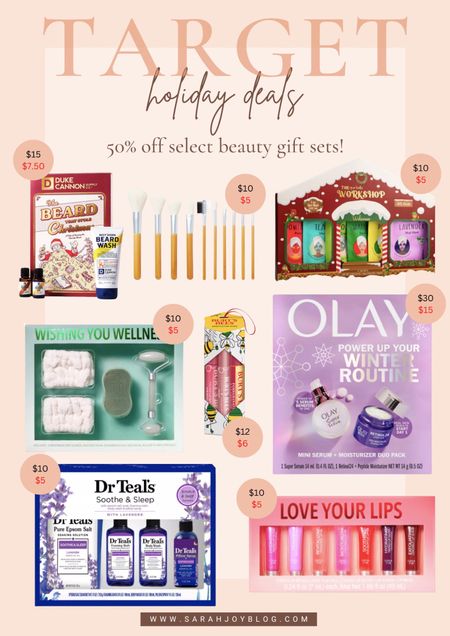 50% off select beauty gift sets at Target!
#target #holiday #sale 

Follow @sarah.joy for more holiday sales!! 

#LTKSeasonal #LTKHoliday #LTKGiftGuide