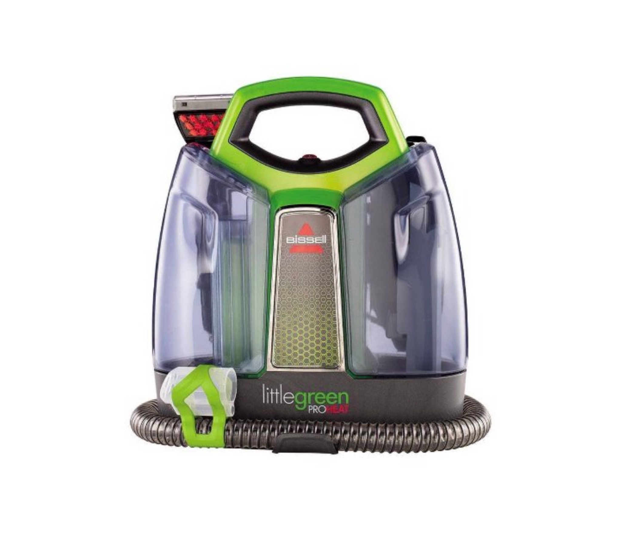 Everyone needs this machine. It has a self cleaning hose tool that makes it better than the other little green machine. Trust me  