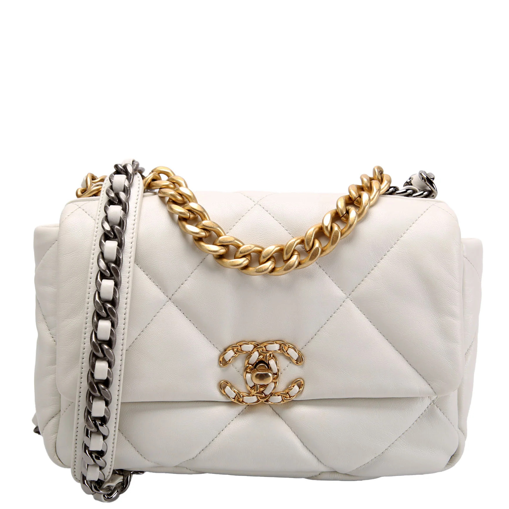 Quilted Lambskin 19 Small Flap 31M | Keeks Designer Handbags