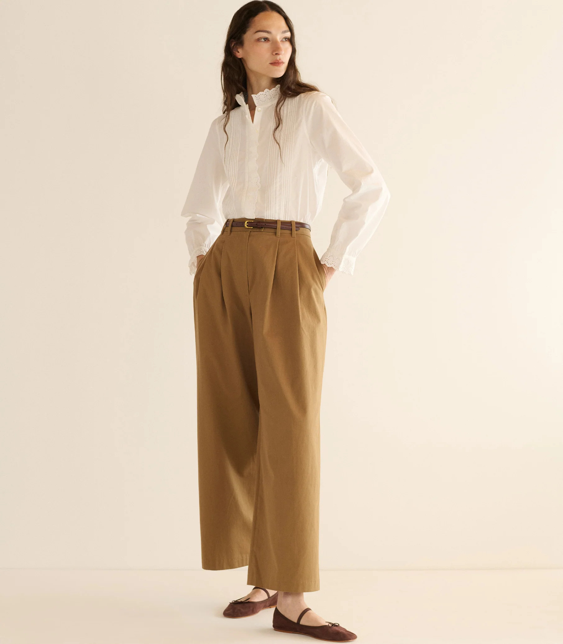 Leandra Top - Salt | DÔEN | DOEN