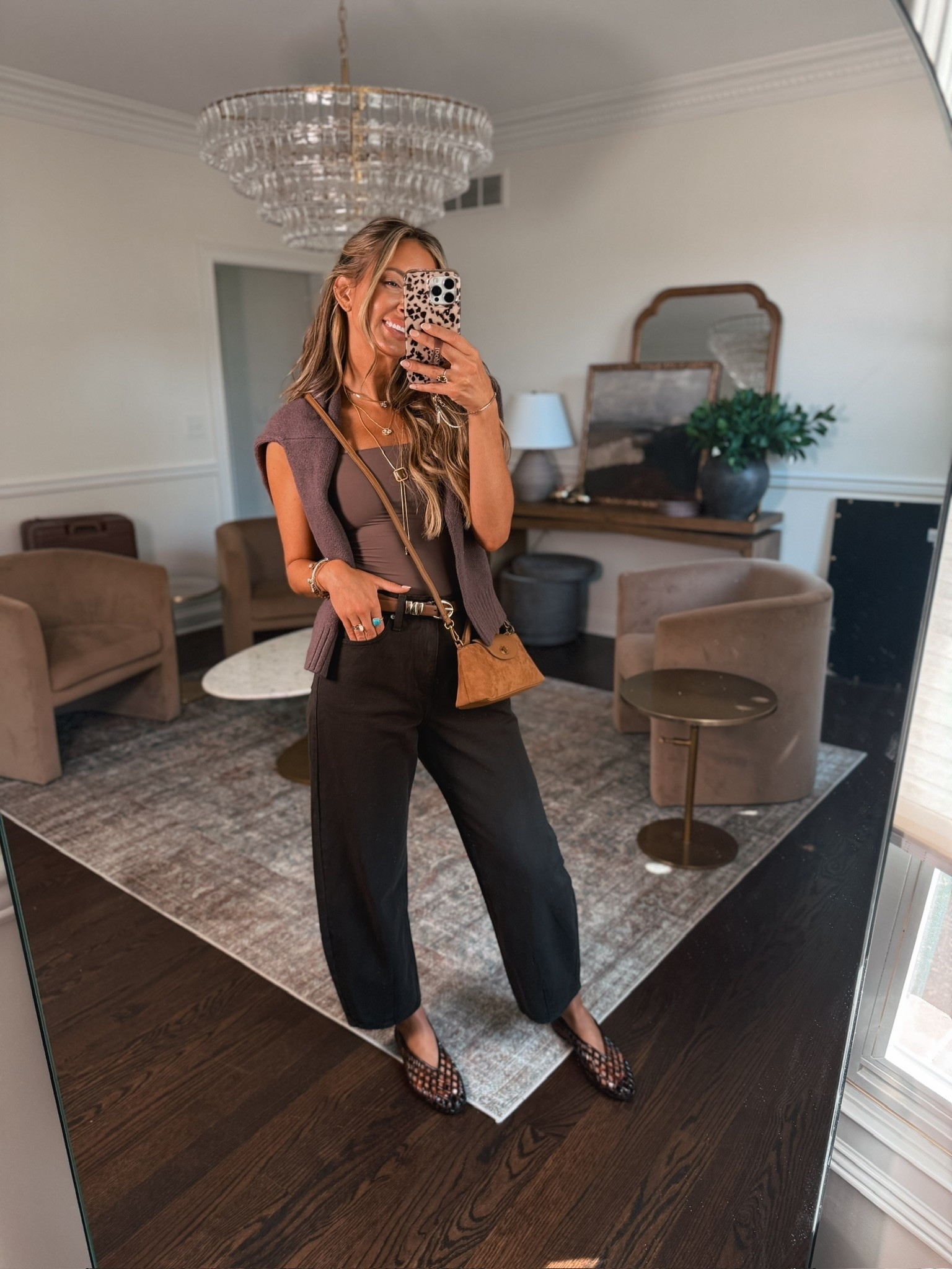 These new barrel jeans from Target are the perfect shade of o chocolate brown for fall.

#LTKgrwm #LTKootd #LTKmomlife