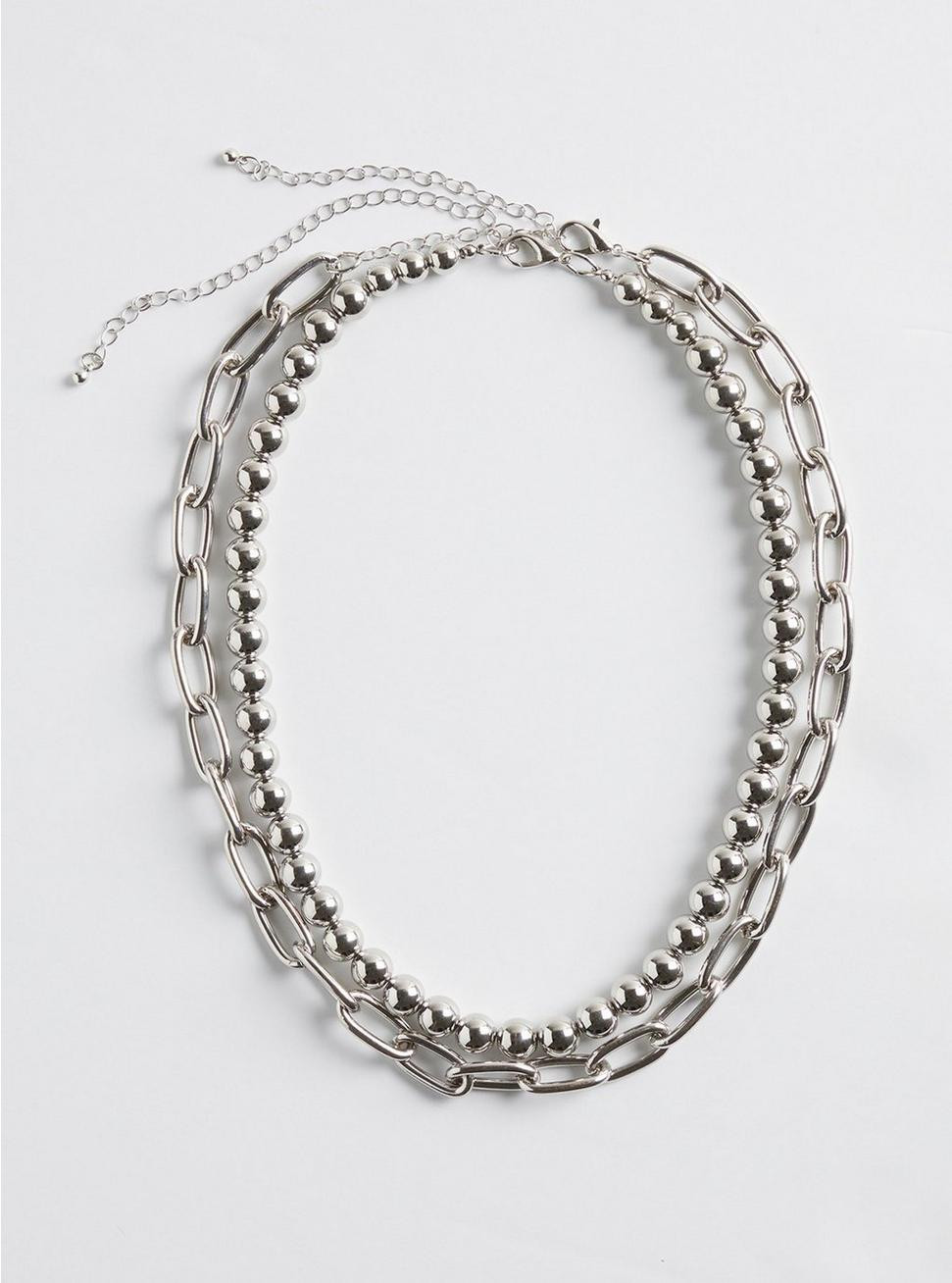 Link And Bead Layered Necklace | Torrid (US & Canada)