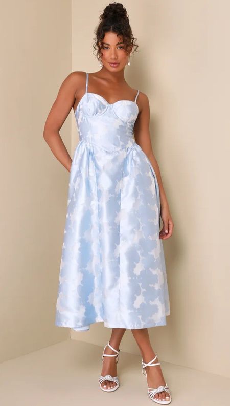 Shades of blue wedding guest dresses! All of these dresses are on sale for Memorial Day! Summer style | summer dressess#LTKStyleTip#LTKSeasonal

#LTKWedding #LTKFindsUnder100 #LTKParties