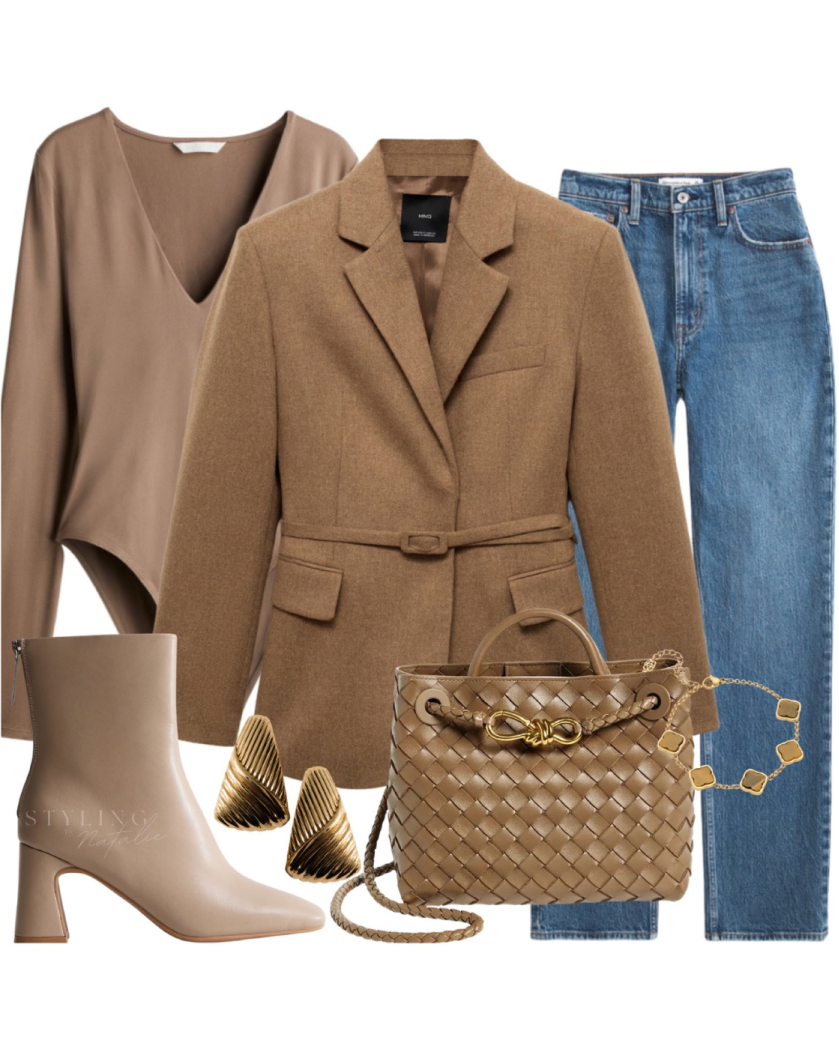 Blazer and jeans -
Belted wool blazer, high waist jeans, ankle boots and v neck bodysuit.
Casual everyday outfit, smart casual, casual chic, winter outfit 

#LTKmodest #LTKuk #LTKstyletip