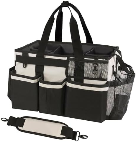 Wearable Cleaning Caddy, Cleaning Caddy Supplies Organizer with Handle & Shoulder Straps for Hous... | Amazon (US)