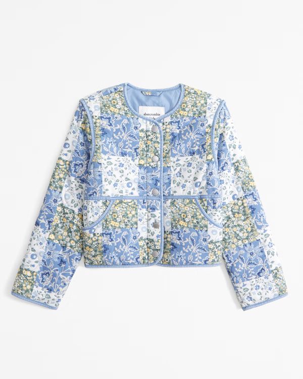 Color: blue floral | Abercrombie & Fitch (US)