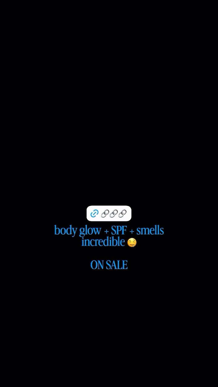 body glow + SPF + smells incredible 🤤 

ON SALE @koparibeauty