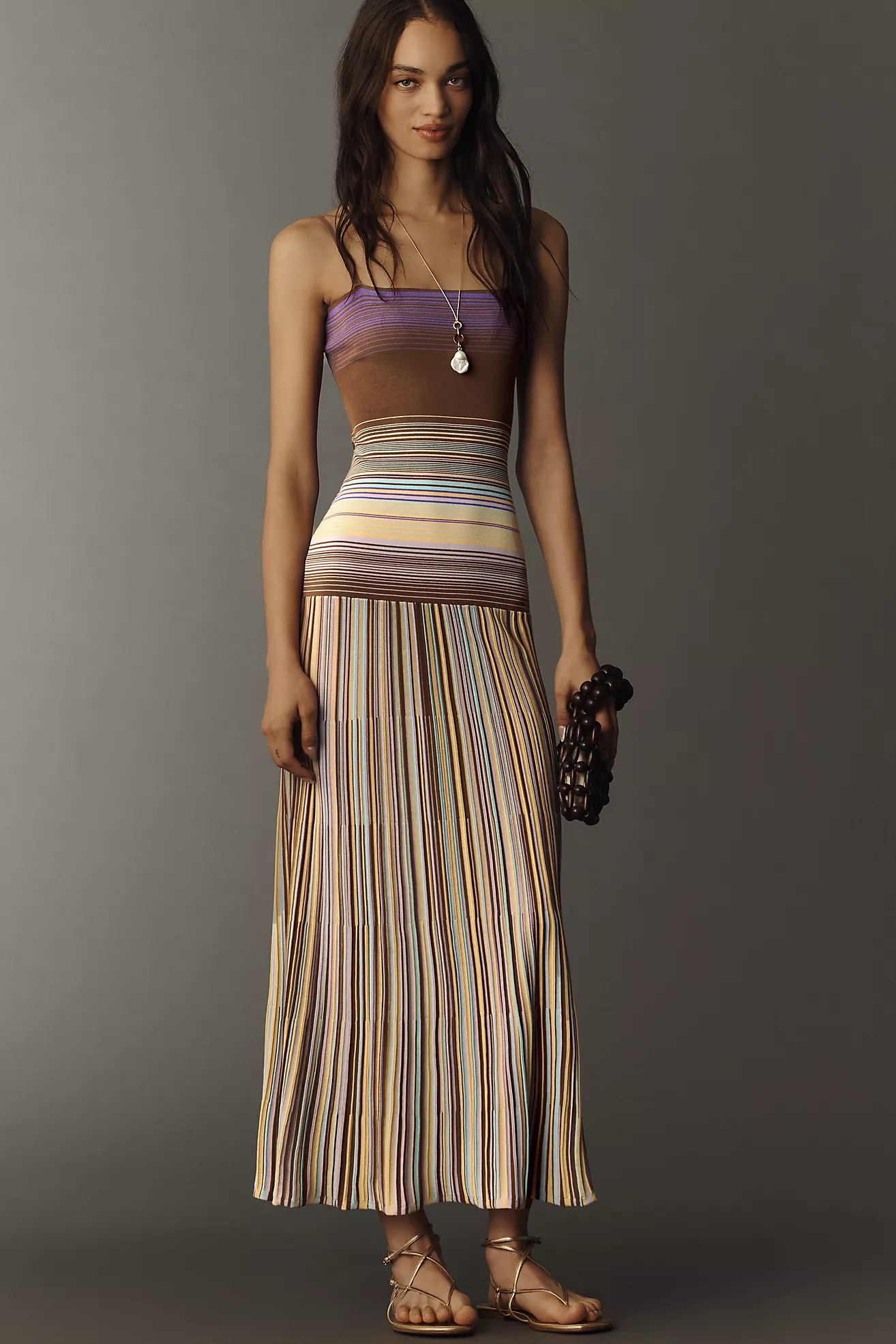 Faithfull The Brand Esenia Drop-Waist Knit Dress | Anthropologie (US)