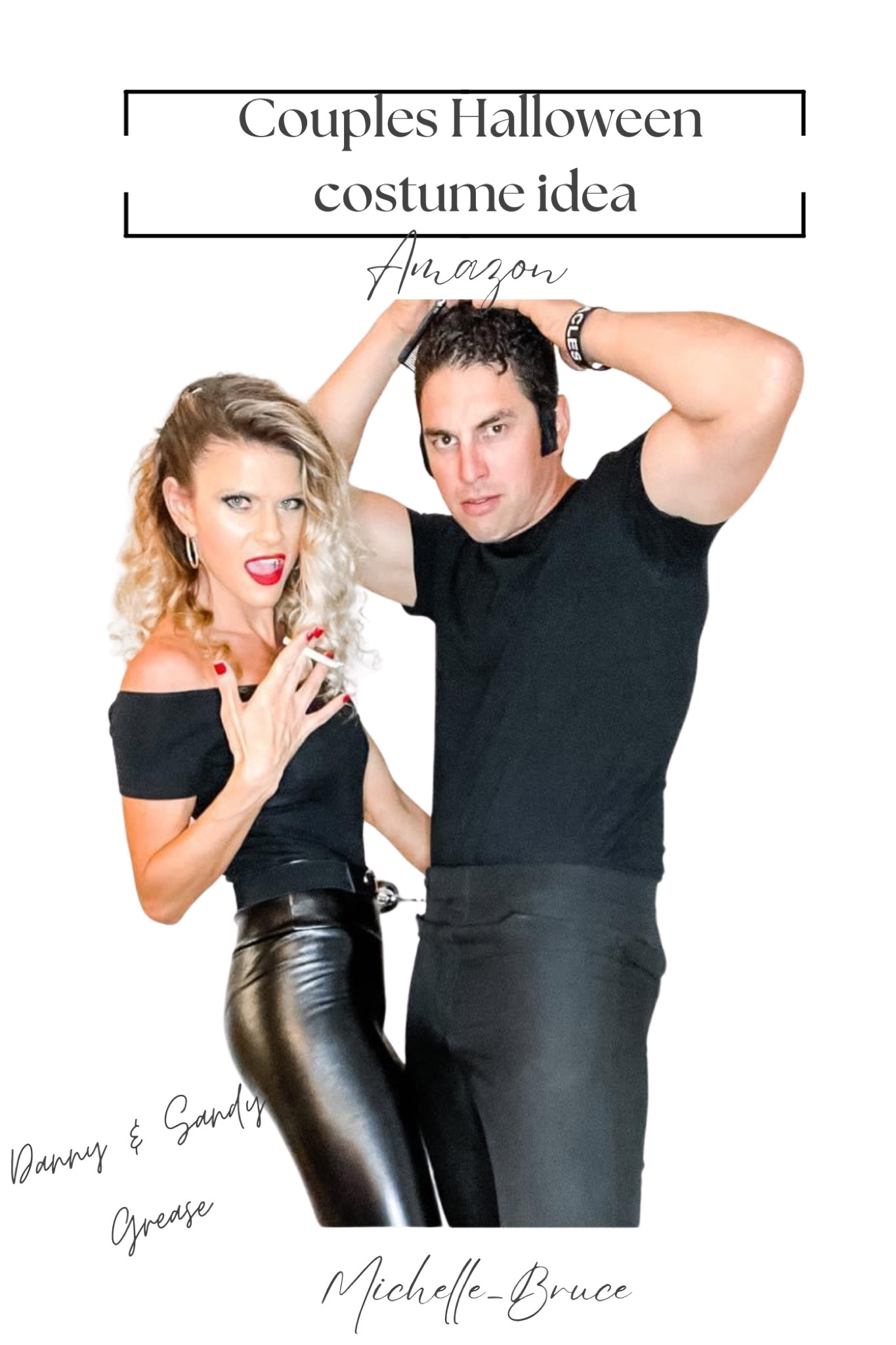 Couples Halloween costumes! Grease’s Danny and Sandy. Found almost exact items on amazon. 

#LTKSeasonal #LTKParties