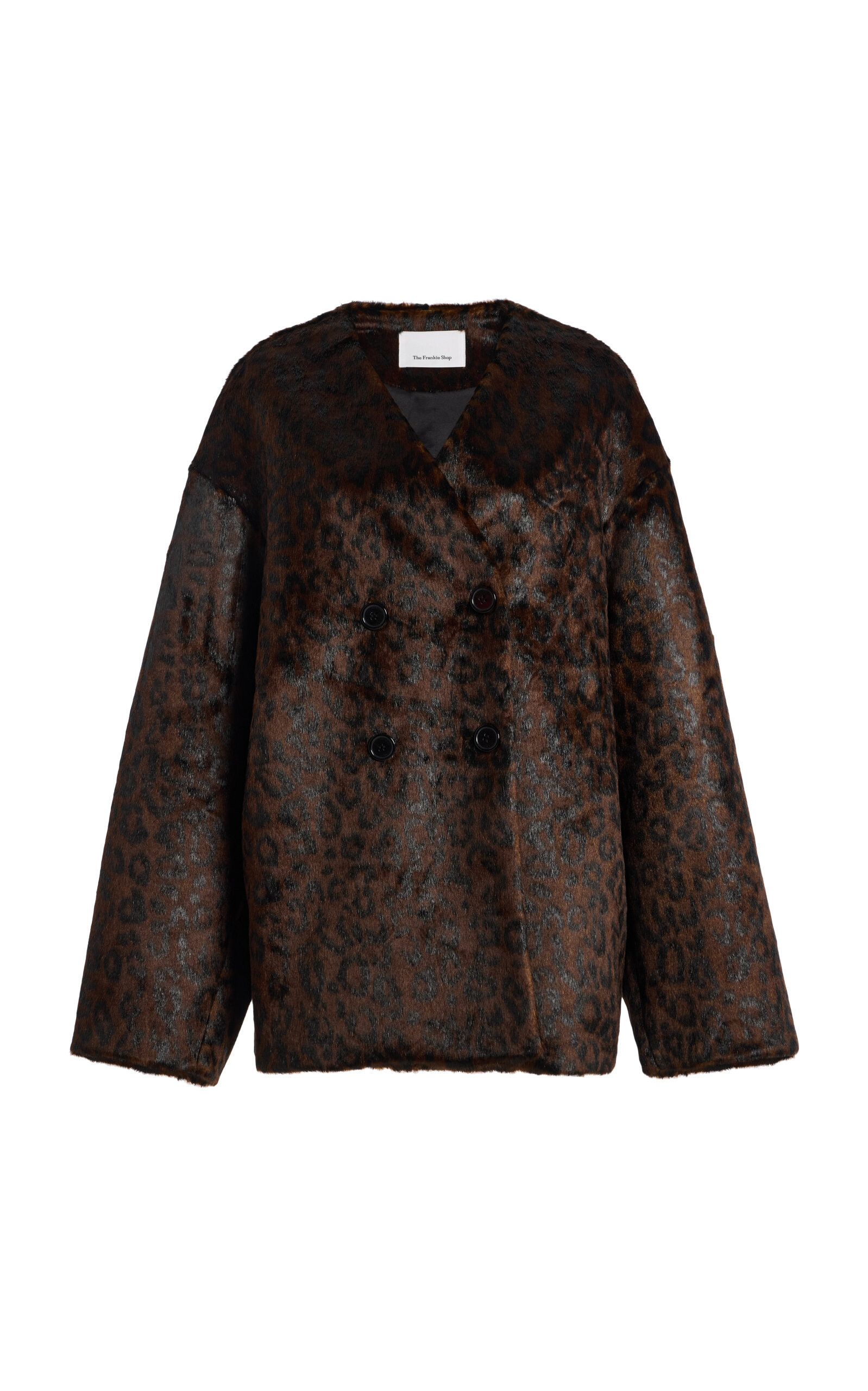 The Frankie Shop - Valentina Faux Fur Jacket - Animal - S - Moda Operandi | Moda Operandi (Global)