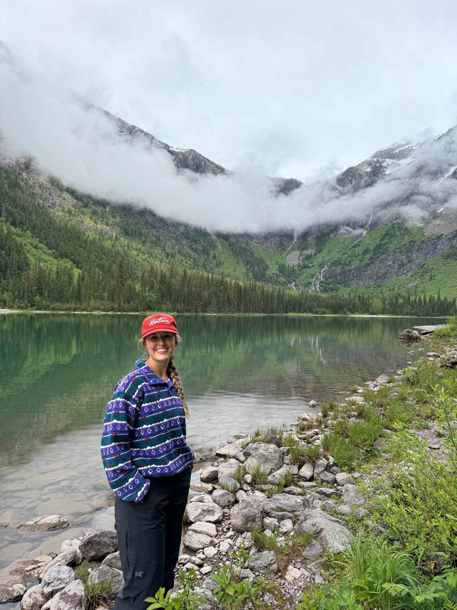 my fav hiking pants! waterproof and have an adjustable waist tightener & fit well if you have a curvy/athletic body type! I got a size 4. they come in green & black

#LTKActive