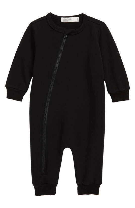 baby Asymmetrical Zip Romper