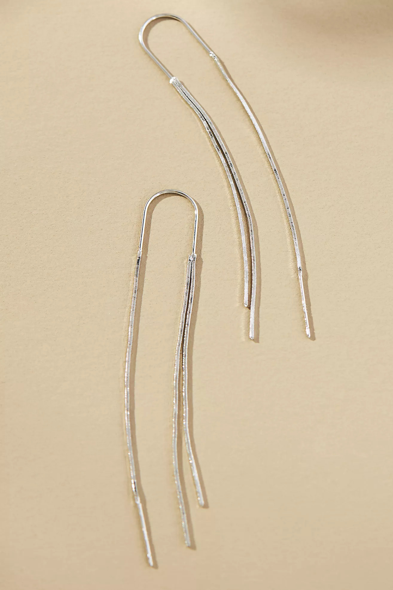 Sleek U-Drop Earrings | Anthropologie (US)