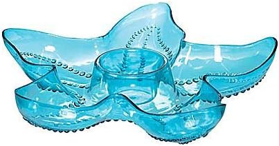 Amscan Cool Blue Starfish Plastic Chip & Dip - 14 1/2" 1 Pc | Amazon (US)