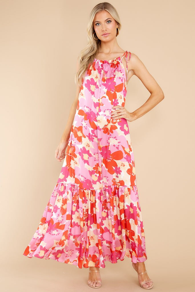 Sullivan Groovy Garden Dress | Red Dress 