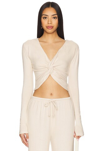 Lovers and Friends Faye Top in Sand from Revolve.com | Revolve Clothing (Global)
