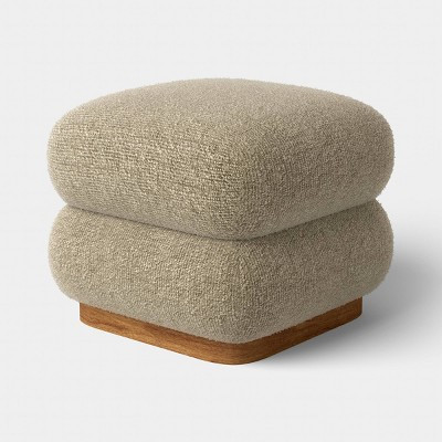 Upholstered Storage Ottoman Lifting Storage Warm Oatmeal - Threshold™ | Target