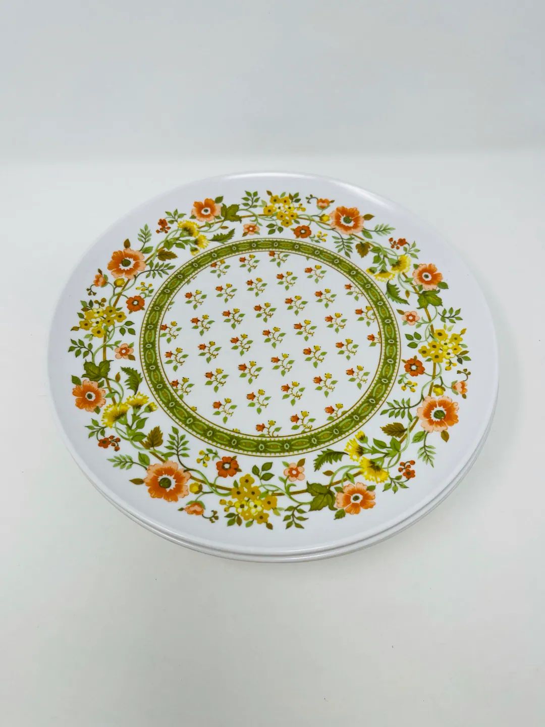 Melamine Salad Plates -  You PICK - Vintage Salad Plates -  Melamine Flower Plates - Melamine Des... | Etsy (US)