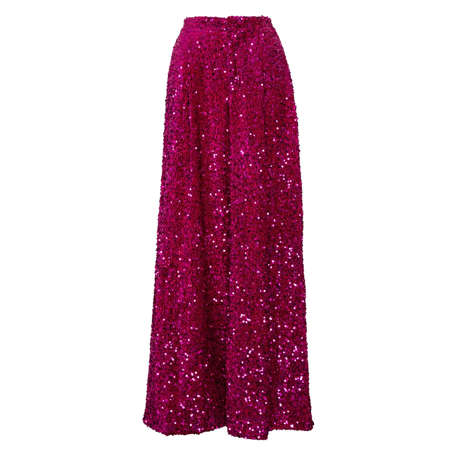 Liza Sequin Pants In Magenta | Wolf & Badger