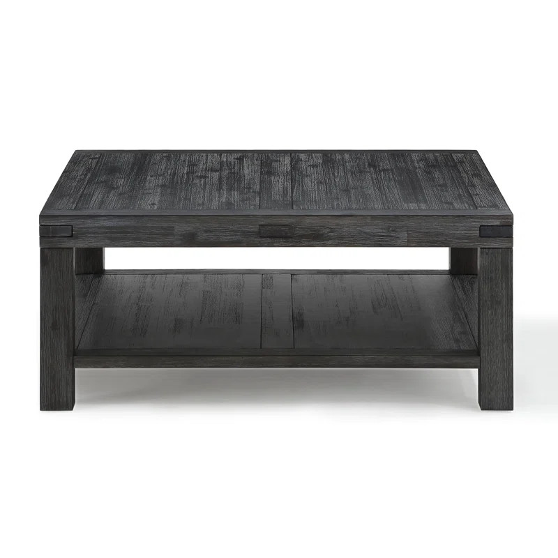 Branscum Solid Wood Coffee Table with Storage | Wayfair North America