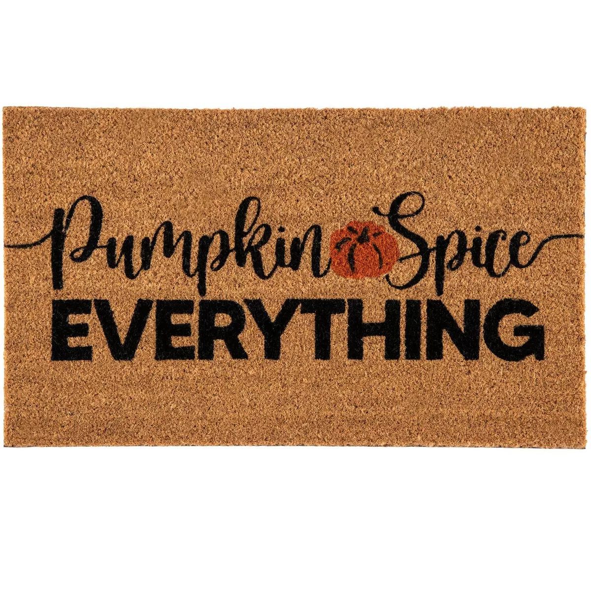 Shiraleah Pumpkin Spice Everything Fall Doormat | Target