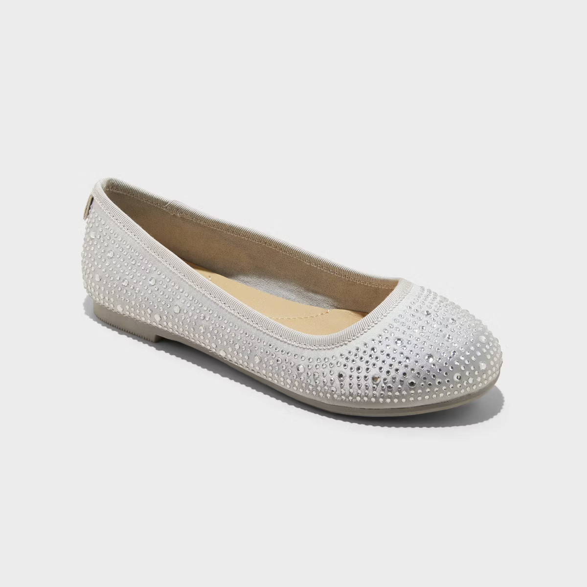 Kids' Lisa Ballet Flats - Cat & Jack™ Silver | Target