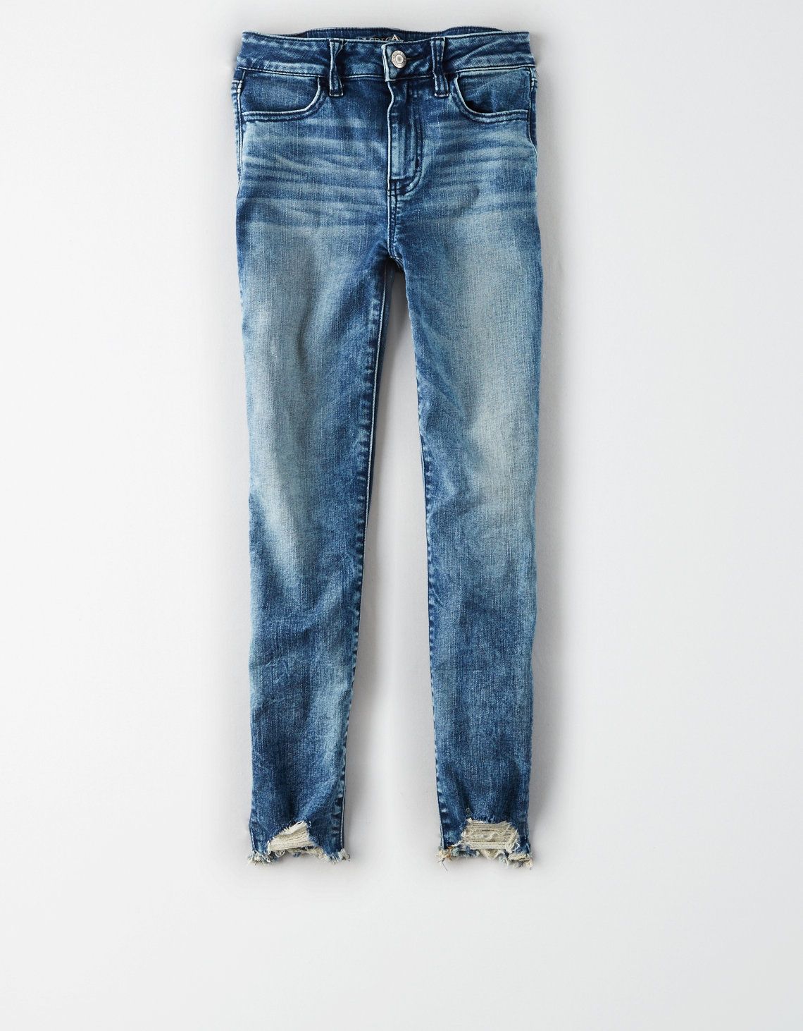 AE Ne(X)t Level High-Waisted Jegging Crop, Torn Up | American Eagle Outfitters (US & CA)