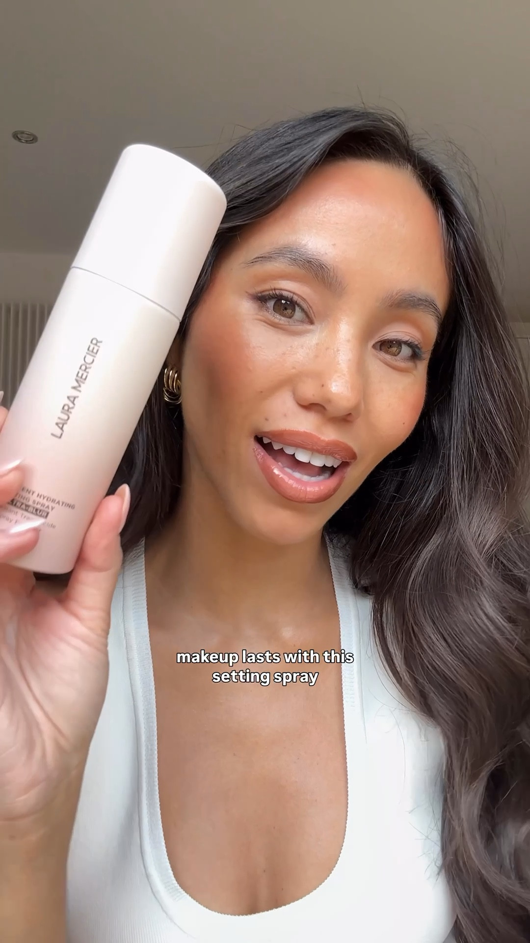 Let’s put @lauramercier’s new setting spray to the test ✨ it’s ultra blur, hydrating, crease and fade proof for up to 24 hours, the results speak for itself 💁🏻‍♀️ available at @spacenk (ad) 

#LTKbeauty #LTKeurope