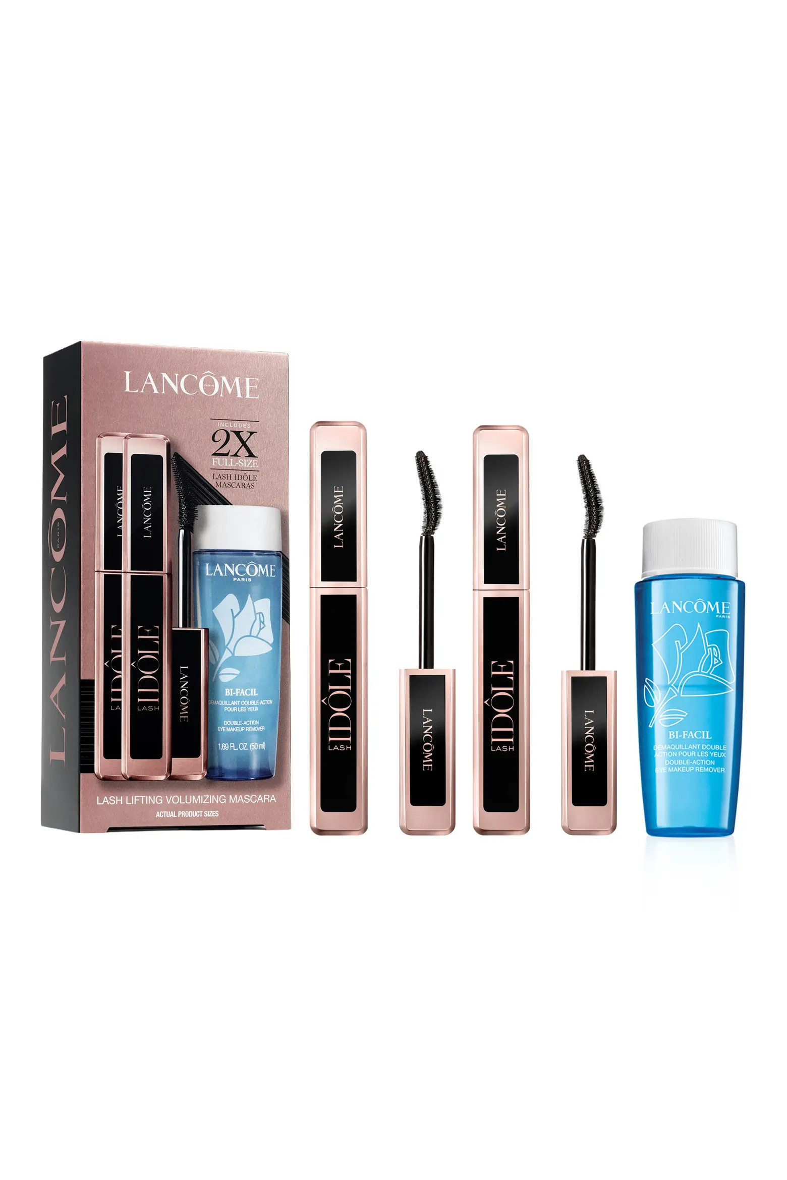 Lash Idôle Mascara & Bi-Facil Eye Makeup Remover 3-Piece Gift Set $74 Value (Women) | Nordstrom | Nordstrom