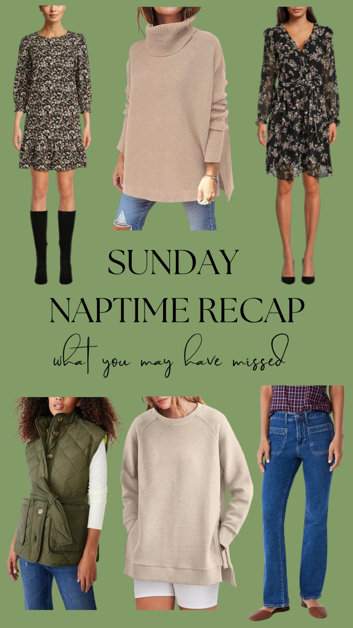 SUNDAY NAPTIME RECAP! What I shared during the week! 

#LTKstyletip #LTKfindsunder50 #LTKfindsunder100