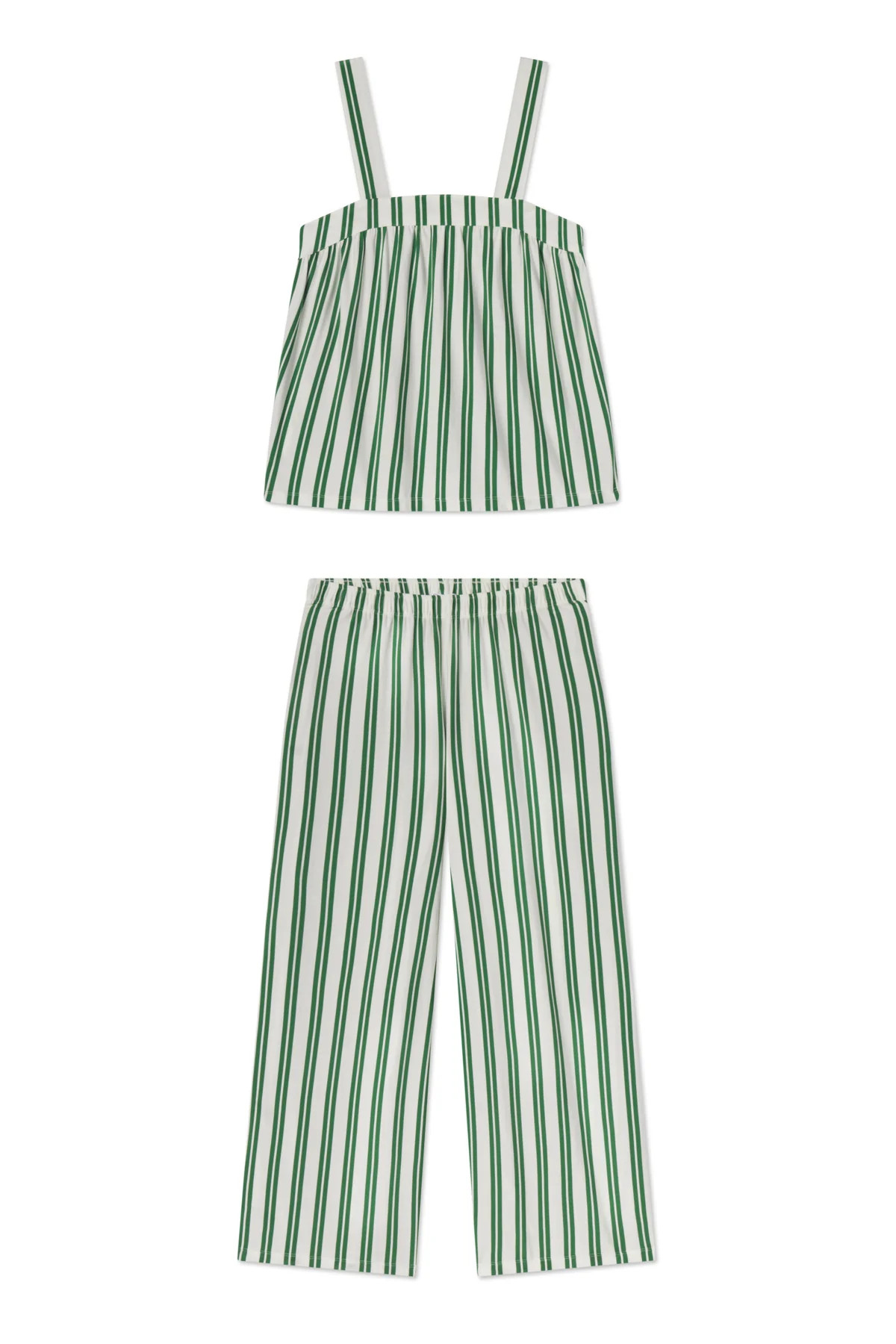 DreamModal Daydream Pants Set in Palm Stripe | Lake Pajamas